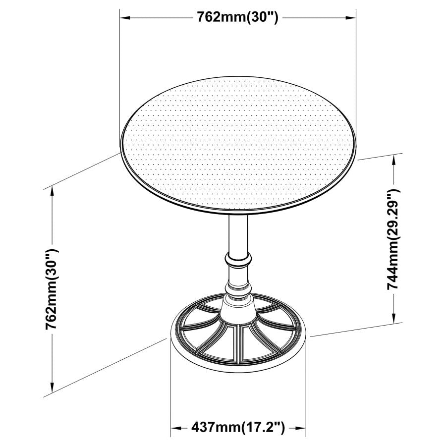 Oswego Brown Dining Table - furniture place usa