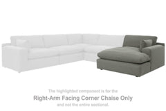 Elyza Right-Arm Facing Corner Chaise - furniture place usa