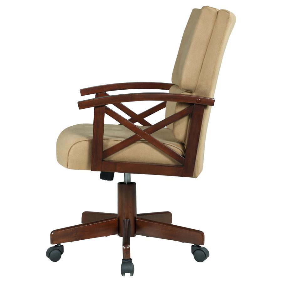 Marietta Brown Game Chair - furniture place usa