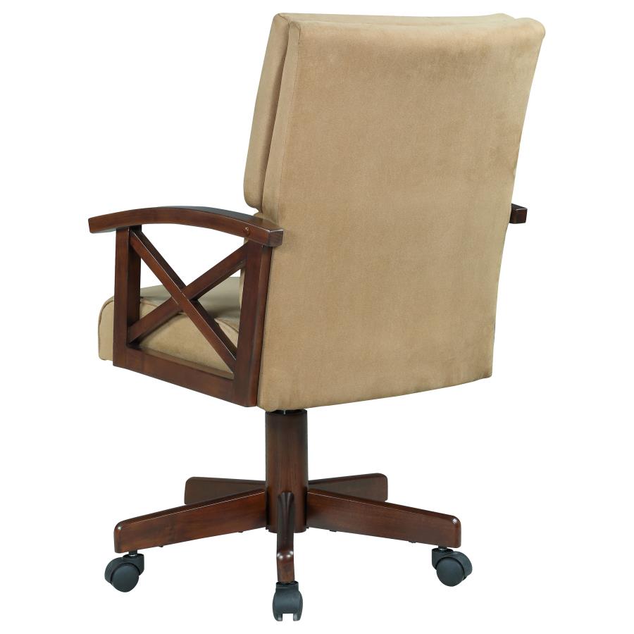 Marietta Brown Game Chair - furniture place usa