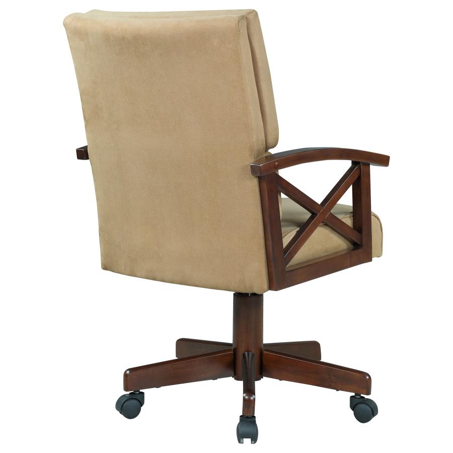 Marietta Brown Game Chair - furniture place usa