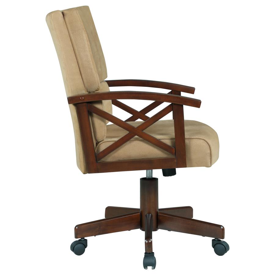 Marietta Brown Game Chair - furniture place usa