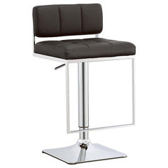 Alameda Black Adjustable Bar Stool - furniture place usa