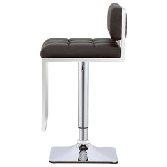 Alameda Black Adjustable Bar Stool - furniture place usa