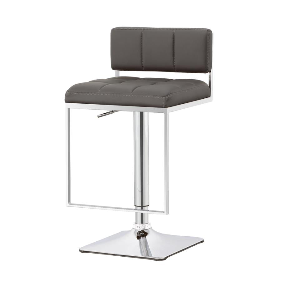 Alameda Grey Adjustable Bar Stool - furniture place usa