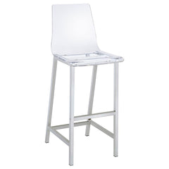 Juelia Clear Bar Stool - furniture place usa