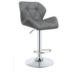 Berrington Grey Adjustable Bar Stool - furniture place usa