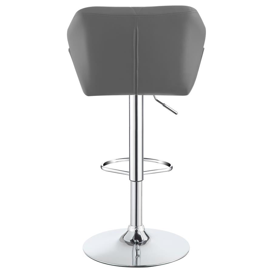 Berrington Grey Adjustable Bar Stool - furniture place usa