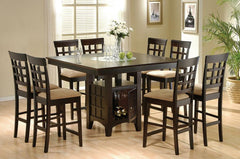 Gabriel Brown 3 Pc Counter Height Dining Set - furniture place usa