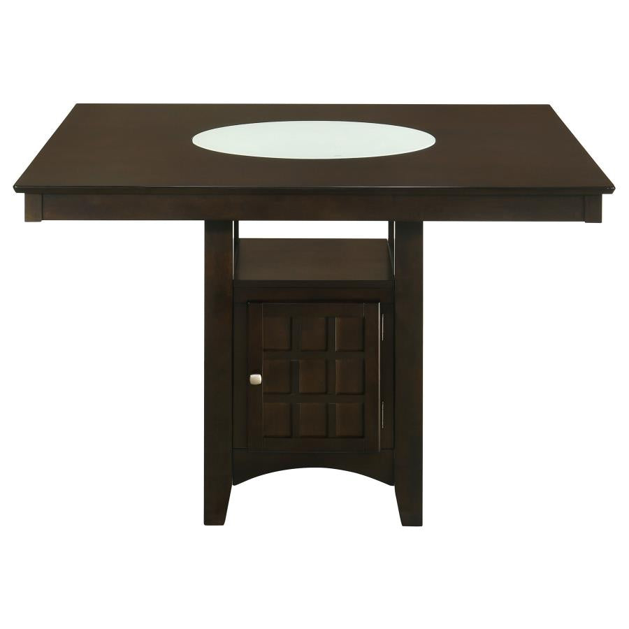 Gabriel Brown Counter Height Dining Table - furniture place usa