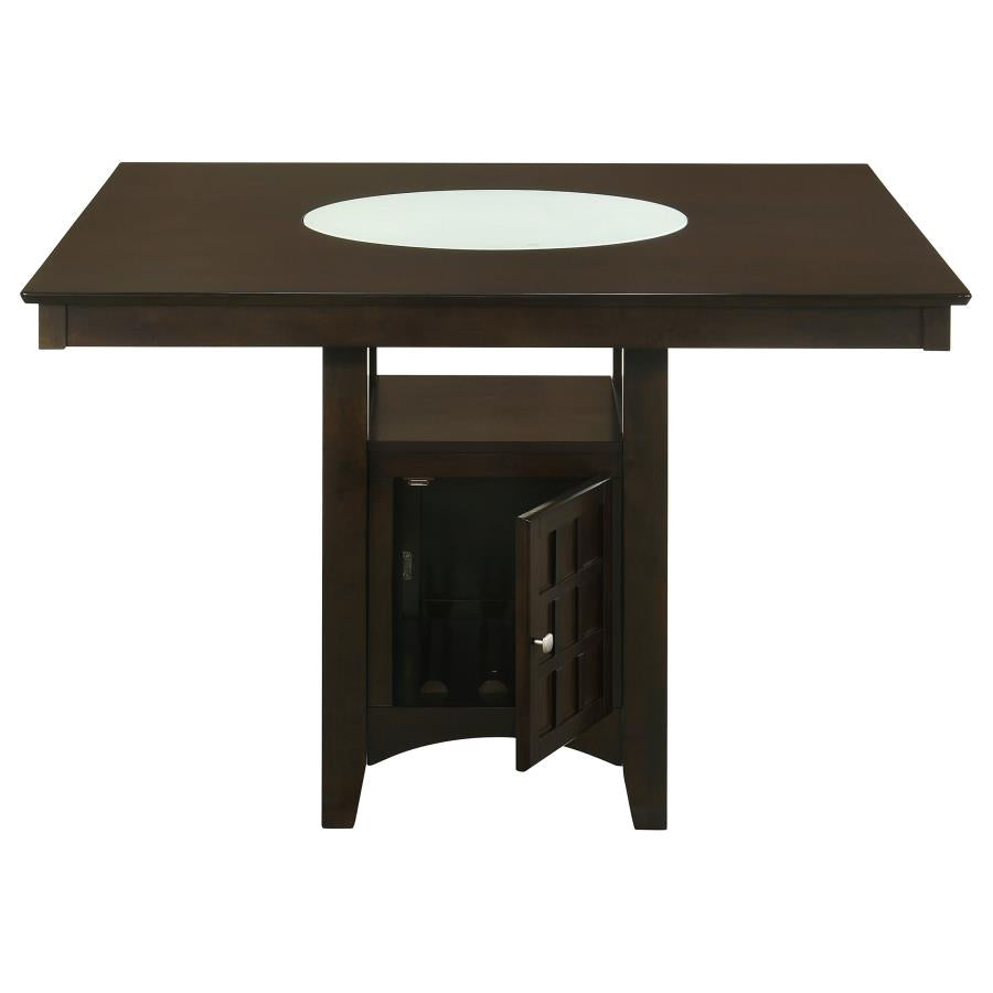 Gabriel Brown Counter Height Dining Table - furniture place usa