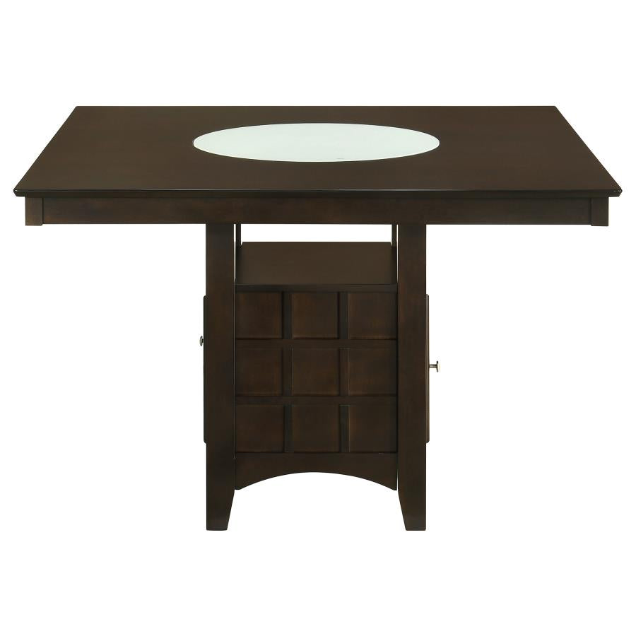 Gabriel Brown Counter Height Dining Table - furniture place usa