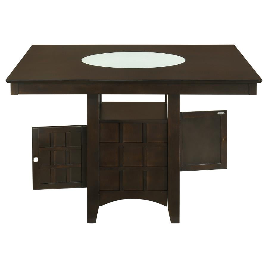 Gabriel Brown Counter Height Dining Table - furniture place usa