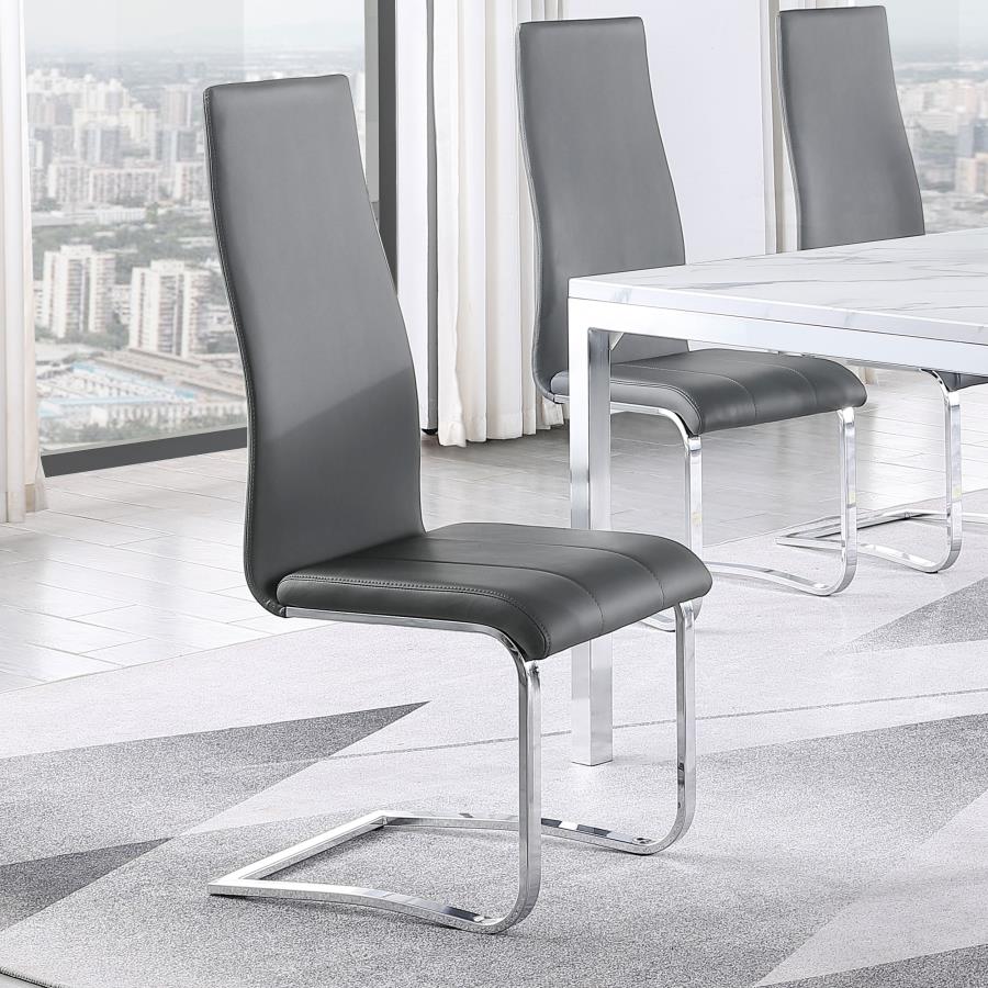 Montclair Grey Side Chair - furniture place usa