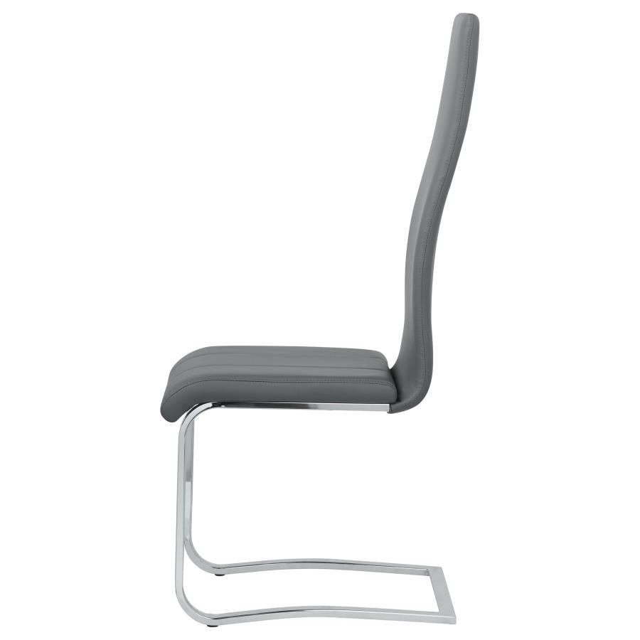 Montclair Grey Side Chair - furniture place usa