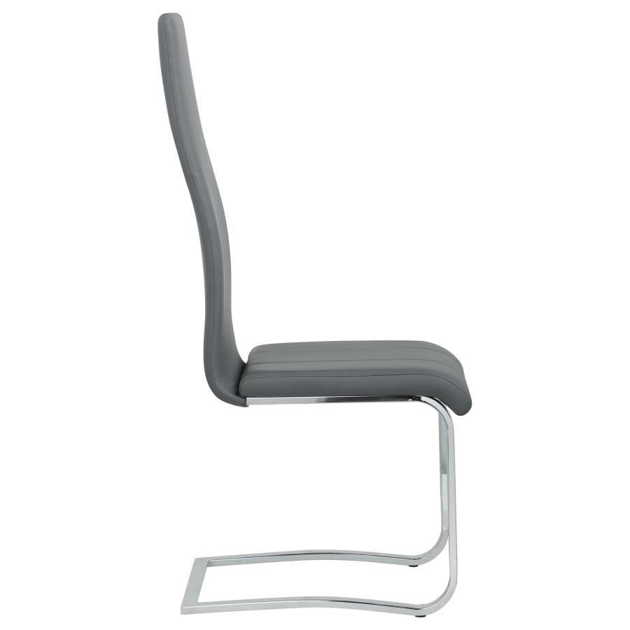 Montclair Grey Side Chair - furniture place usa