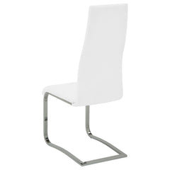 Montclair White Side Chair - furniture place usa