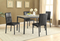 Garza Grey 5 Pc Dining Set - furniture place usa