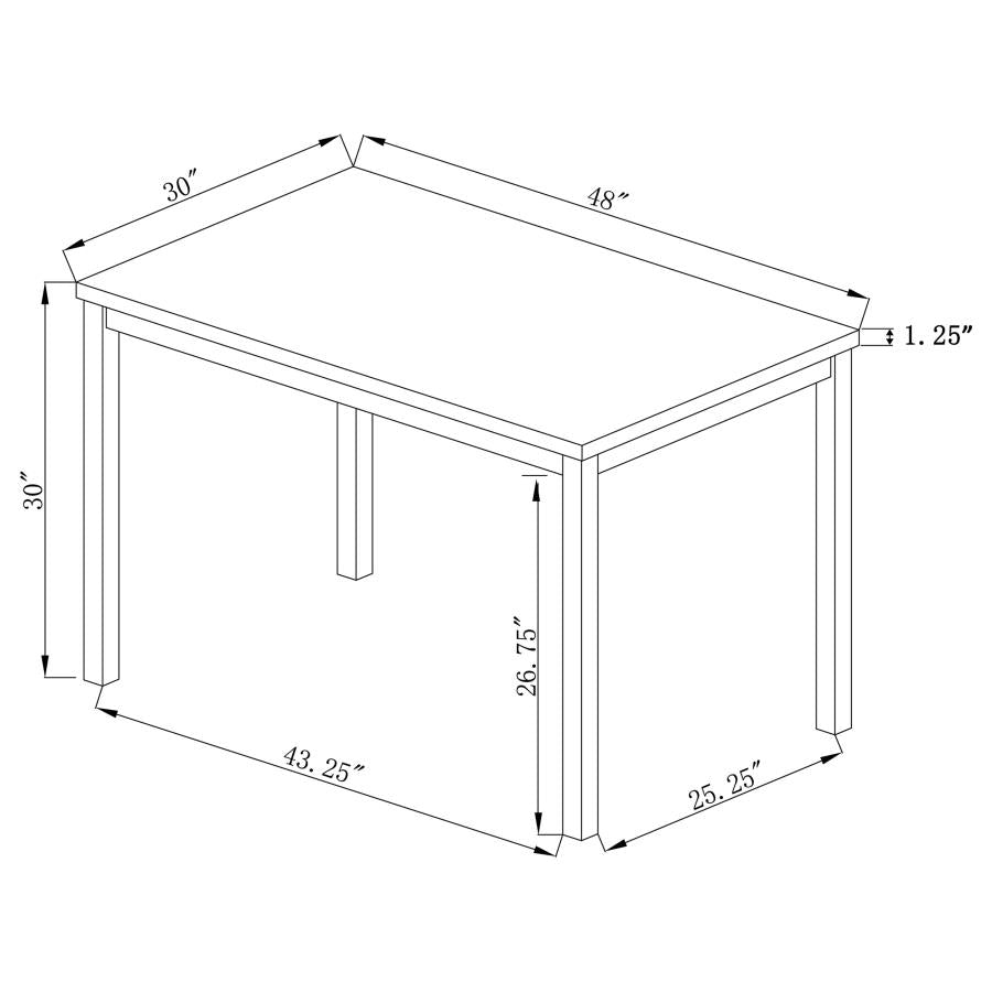 Garza Grey Dining Table - furniture place usa