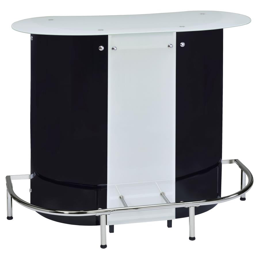 Lacewing Black Home Bar - furniture place usa