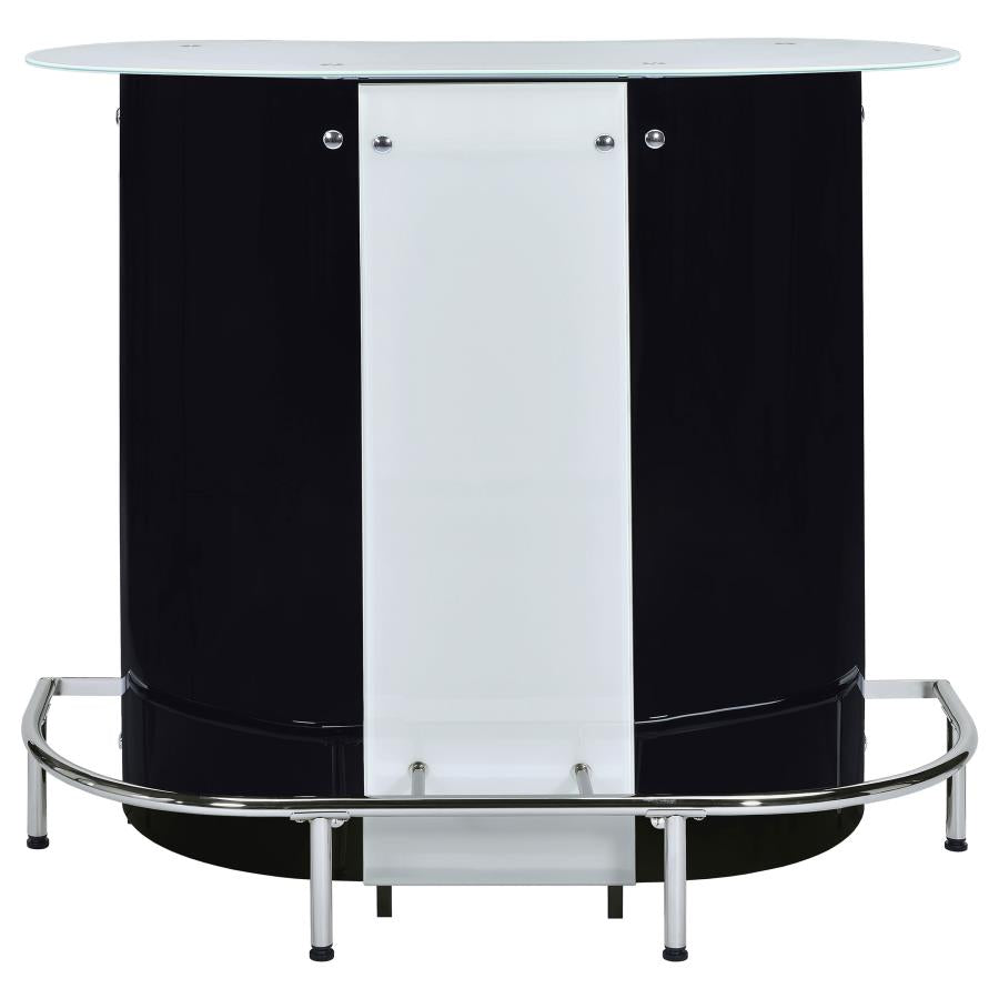 Lacewing Black Home Bar - furniture place usa