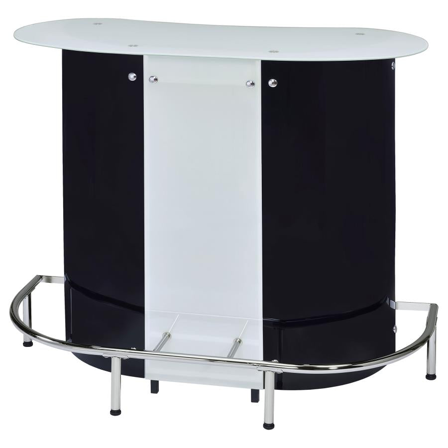 Lacewing Black Home Bar - furniture place usa