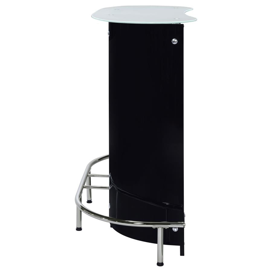 Lacewing Black Home Bar - furniture place usa