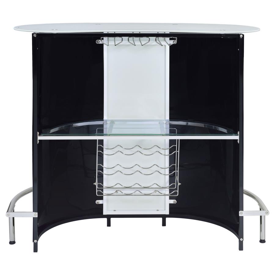 Lacewing Black Home Bar - furniture place usa