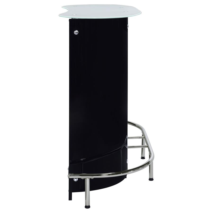 Lacewing Black Home Bar - furniture place usa