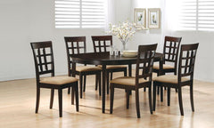 Gabriel Brown Dining Table - furniture place usa