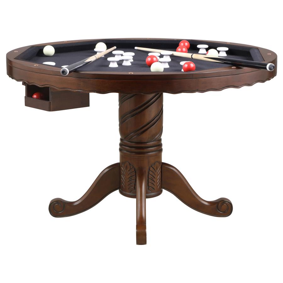 Turk Brown Game Table - furniture place usa