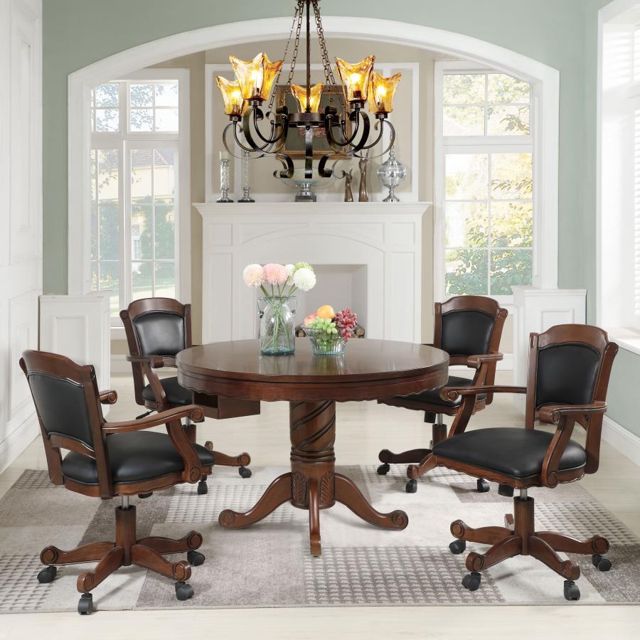 Turk Brown Game Table - furniture place usa