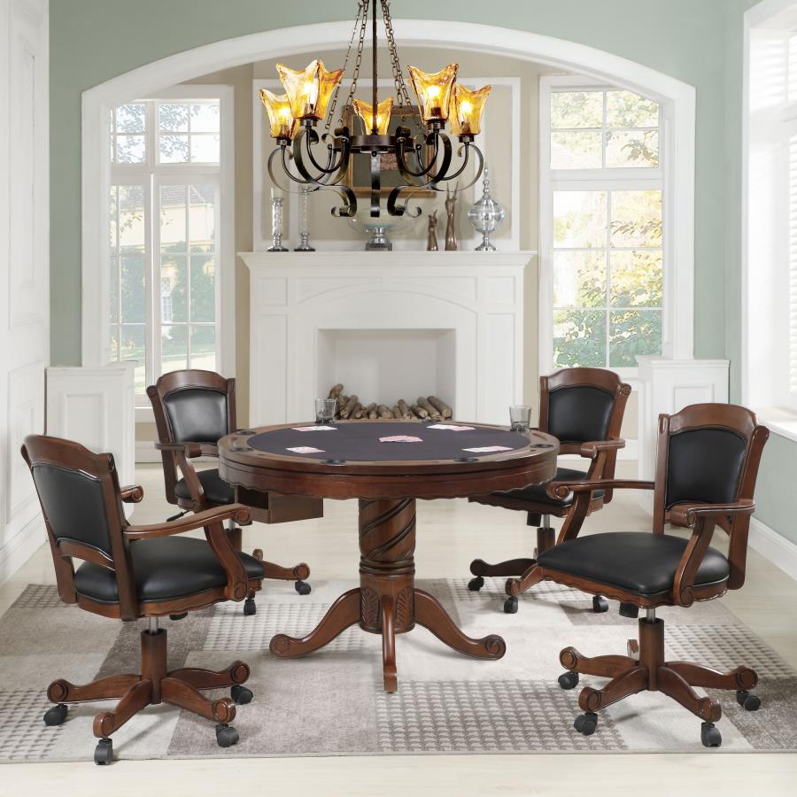 Turk Brown Game Table - furniture place usa