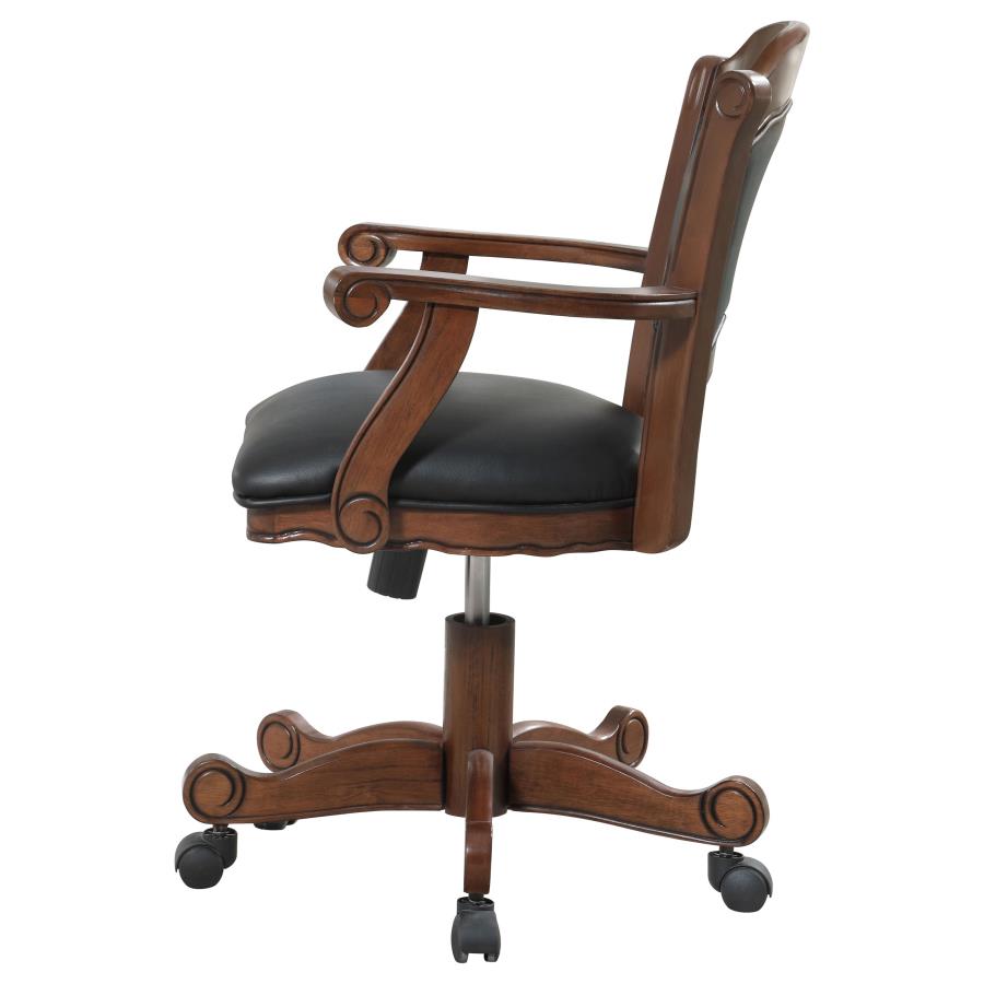 Turk Brown Game Chair - furniture place usa