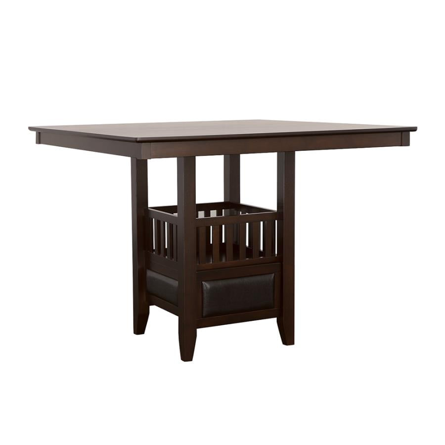 Jaden Brown Counter Height Dining Table - furniture place usa
