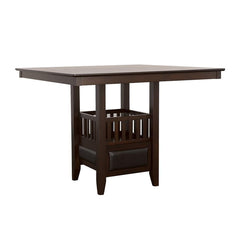 Jaden Brown Counter Height Dining Table - furniture place usa