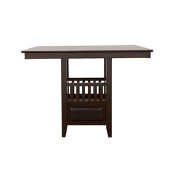 Jaden Brown Counter Height Dining Table - furniture place usa