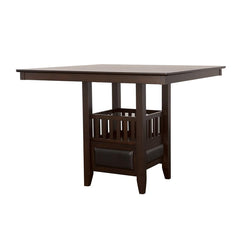 Jaden Brown Counter Height Dining Table - furniture place usa