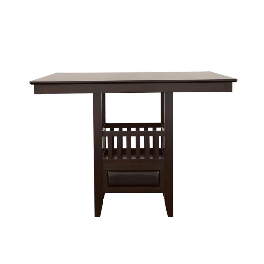 Jaden Brown Counter Height Dining Table - furniture place usa