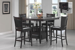 Jaden Brown Counter Height Dining Table - furniture place usa