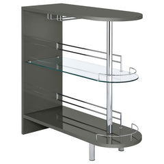 Adolfo Grey Home Bar - furniture place usa