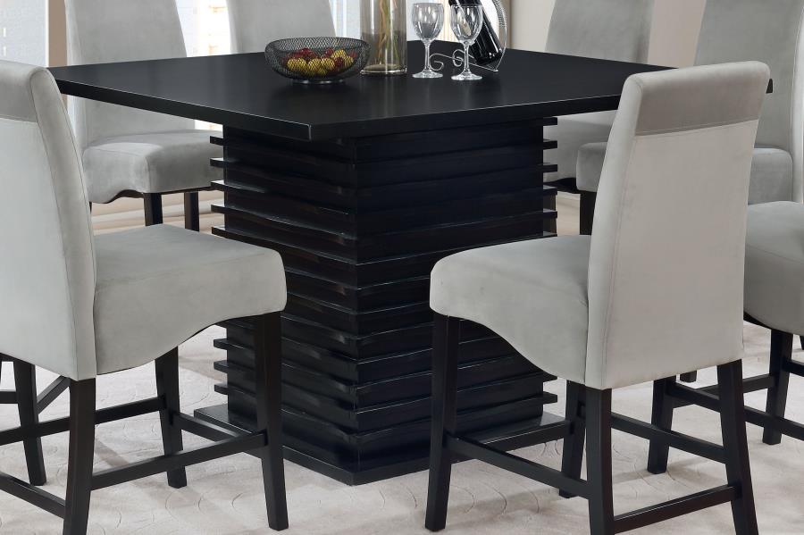 Stanton Black Counter Height Dining Table - furniture place usa