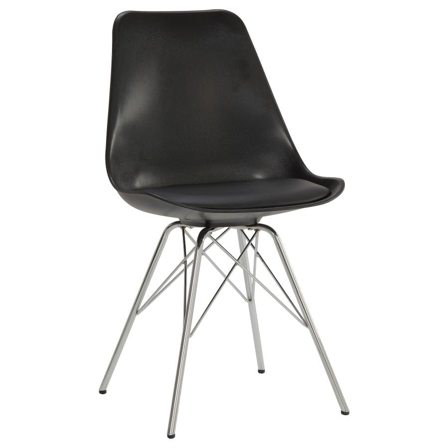 Juniper Black Side Chair - furniture place usa