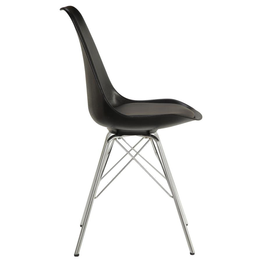 Juniper Black Side Chair - furniture place usa