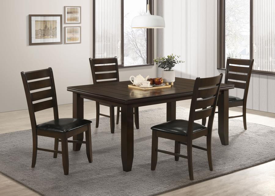 Dalila Brown 5 Pc Dining Set - furniture place usa