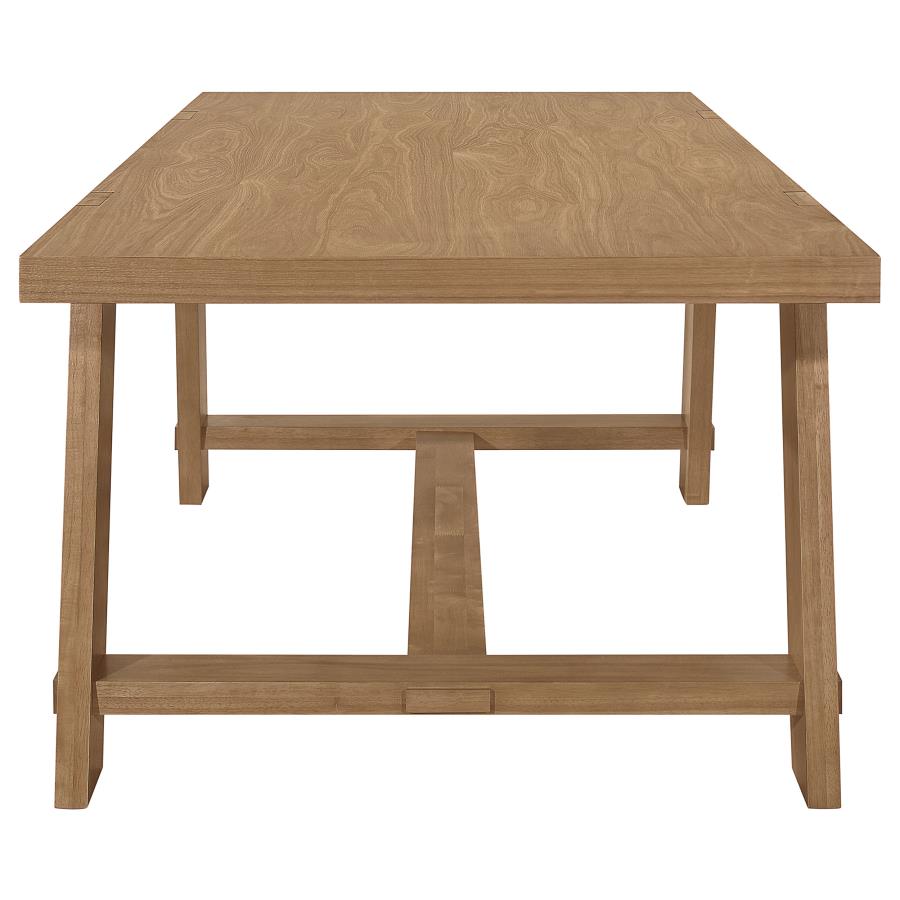 Sharon Brown Dining Table - furniture place usa