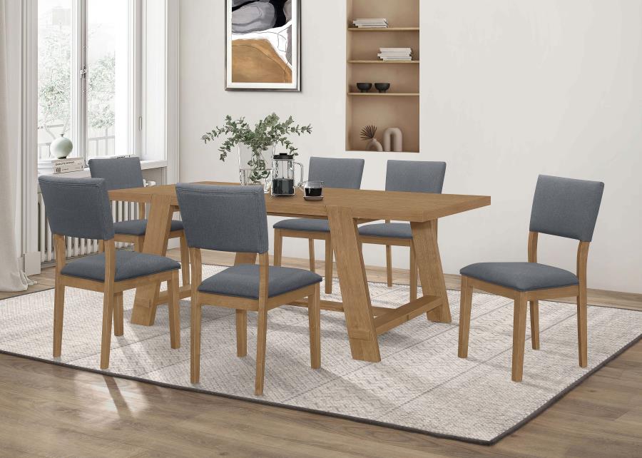 Sharon Brown Dining Table - furniture place usa