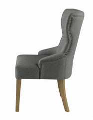 Baney Grey Side Chair - furniture place usa