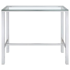 Tolbert Clear Bar Table - furniture place usa