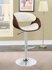 Dana Ivory Adjustable Bar Stool - furniture place usa